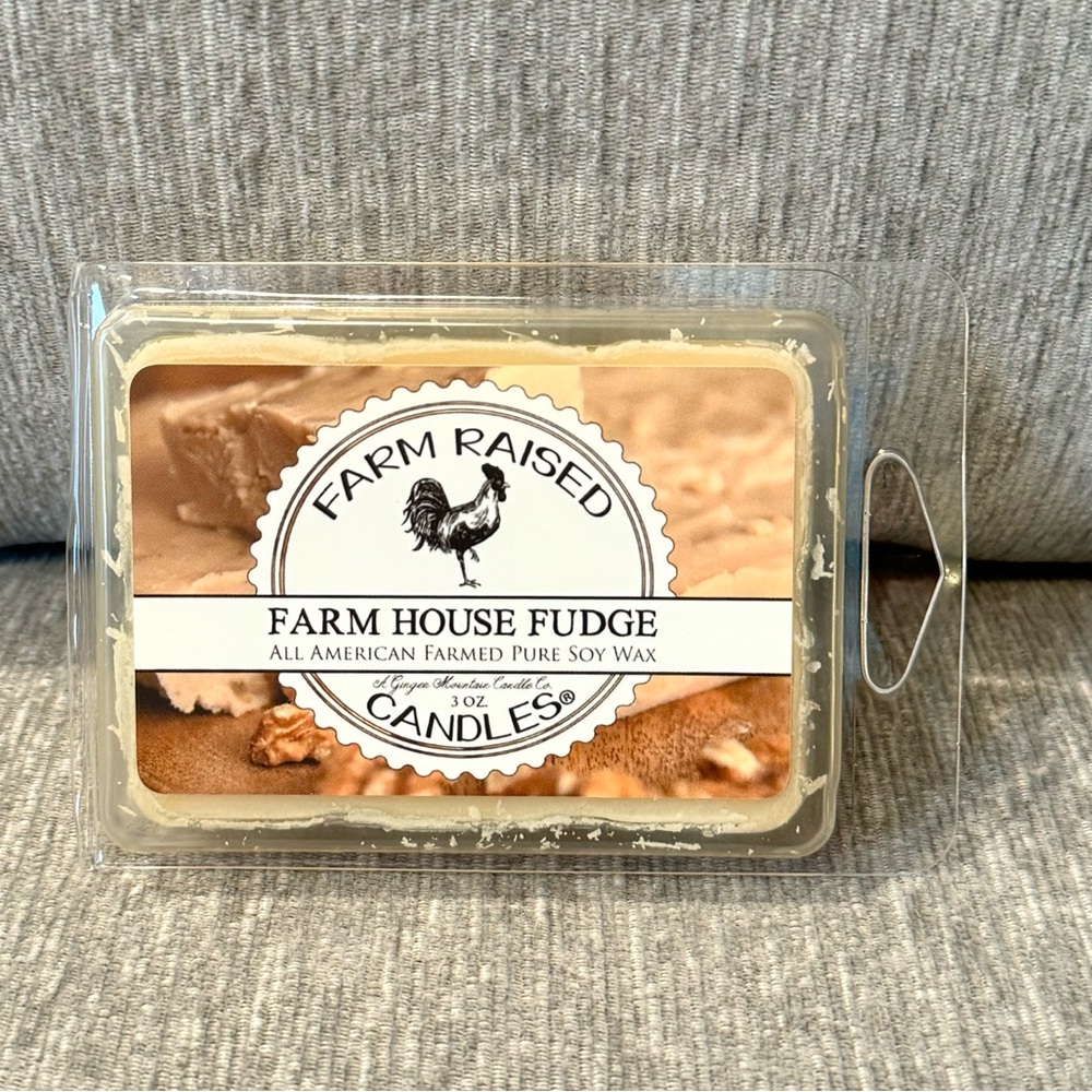 New Farm Raised Candles Pure Soy Wax Melts Farm House Fudge 3 oz